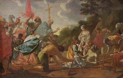 The Invention of the True Cross by Simon Vouet